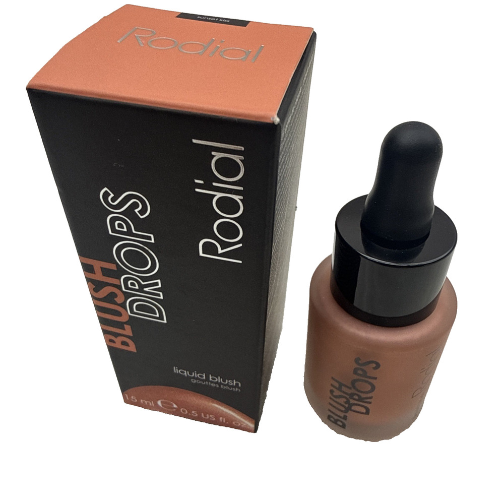Rodial Blush Drops Sunset Kiss 0.5 fl oz, Moisturising Make Up Blush New *READ